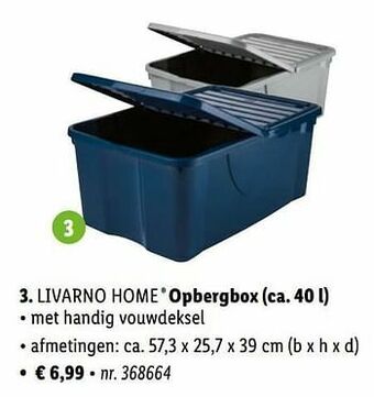 Lidl Opbergbox aanbieding
