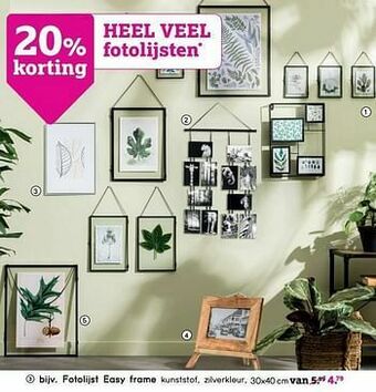 Leen Bakker Fotolijst easy frame aanbieding