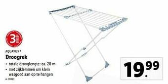 Lidl Droogrek aanbieding