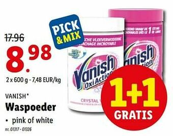 Lidl Waspoeder aanbieding