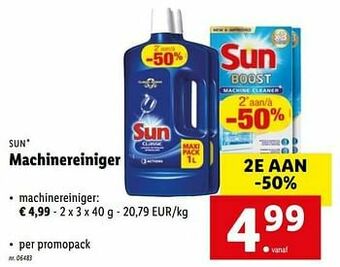 Lidl Machinereiniger aanbieding
