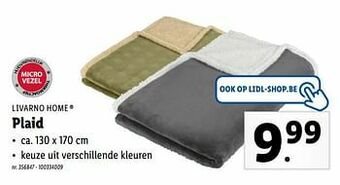 Lidl Plaid aanbieding