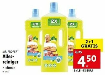Lidl Allesreiniger aanbieding