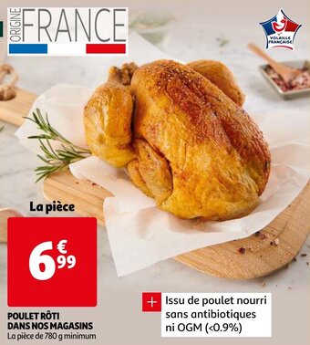 Auchan Poulet Rôti Dans Nos Magasins aanbieding