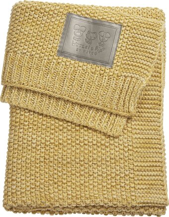 Bol.com Meyco baby woezel & pip ledikant deken - yellow - 100x150cm aanbieding