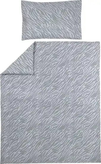 Bol.com Meyco baby zebra dekbedovertrek peuter - grey - 120x150cm aanbieding