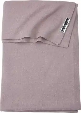 Bol.com Meyco baby knit basic wiegdeken - lilac - 75x100cm aanbieding