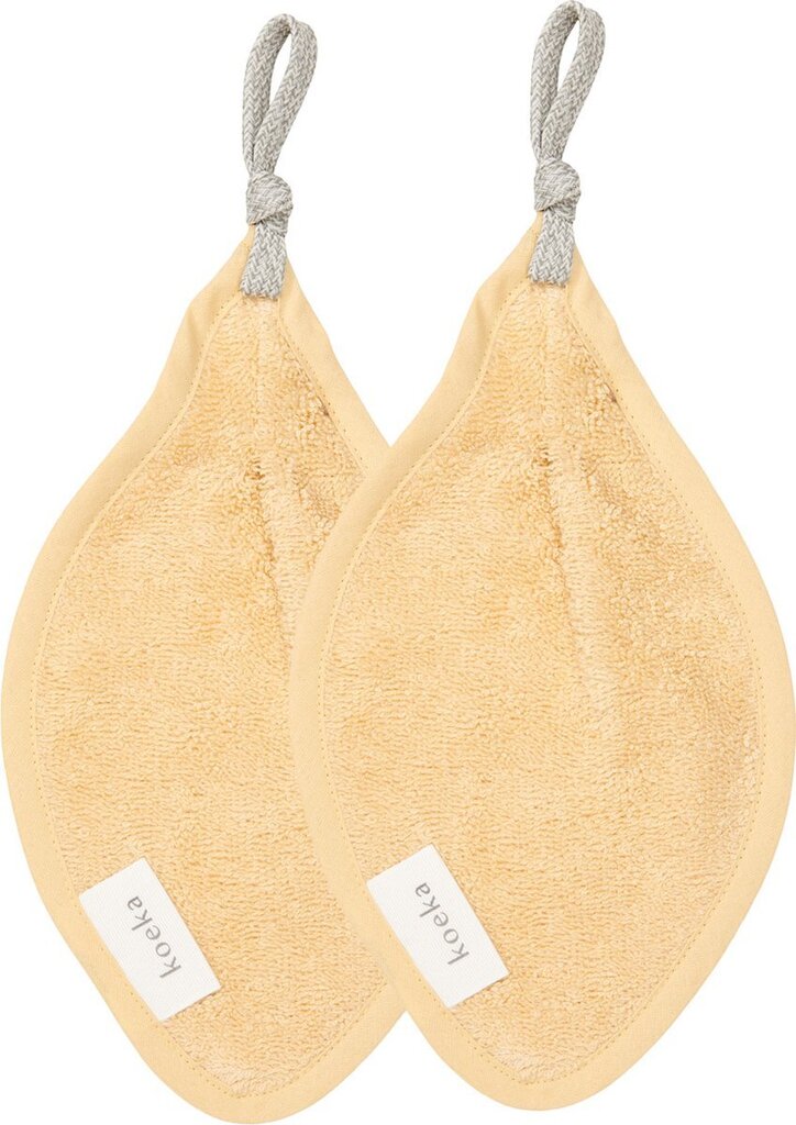 Bol.com Koeka speendoekje 2-pack dijon organic - lichtgeel aanbieding