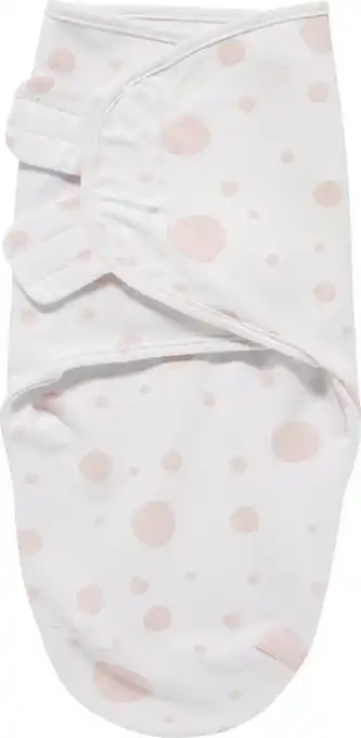 Bol.com Meyco baby dots swaddlemeyco inbakerdoek - pink - 4-6 maanden aanbieding