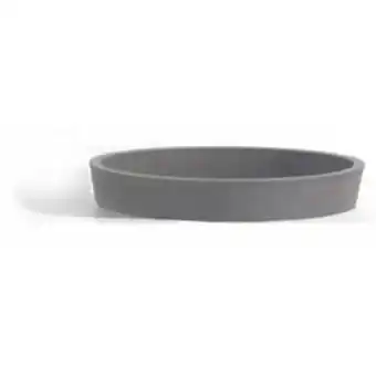 Brico Ecopots onderschotel rond grijs 28 cm aanbieding