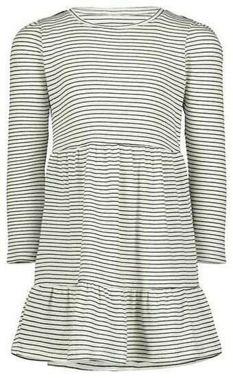 HEMA HEMA Kinderjurk Rib Gebroken Wit (gebroken wit) aanbieding