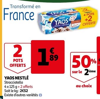 Auchan Yaos Nestlé aanbieding