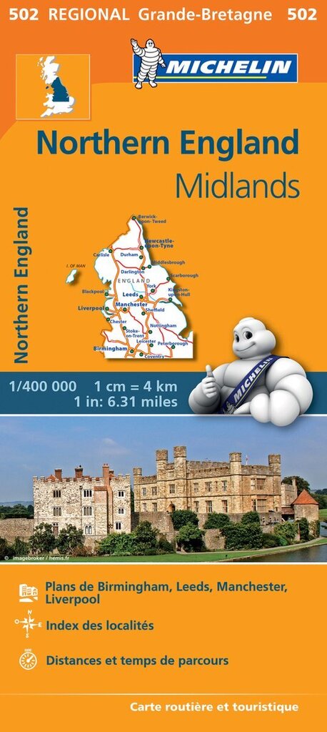 Bol.com Michelin 502 northern england, midlands aanbieding