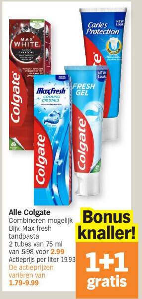 Albert Heijn Alle colgate aanbieding