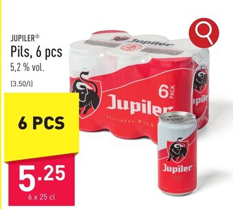ALDI JUPILERⓇ Pils, 6 x 25 cl aanbieding