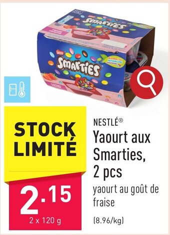 NESTLÉ® Yaourt aux Smarties, 2 x 120g