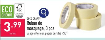 DECO CRAFT® Ruban de masquage, 3 pcs