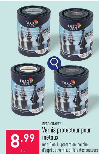 DECO CRAFT® Vernis protecteur pour métaux 1L
