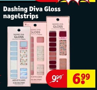 Kruidvat Dashing diva gloss nagelstrips aanbieding