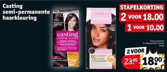 Kruidvat Casting semi-permanente haarkleuring aanbieding
