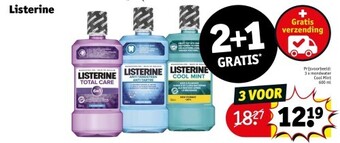 Kruidvat Listerine aanbieding
