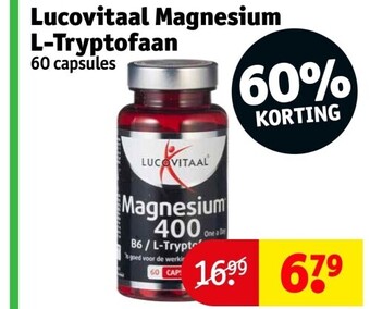 Kruidvat Lucovitaal magnesium l-tryptofaan aanbieding