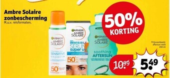 Kruidvat Ambre solaire zonbescherming aanbieding