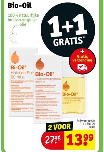 Kruidvat Bio-oil aanbieding