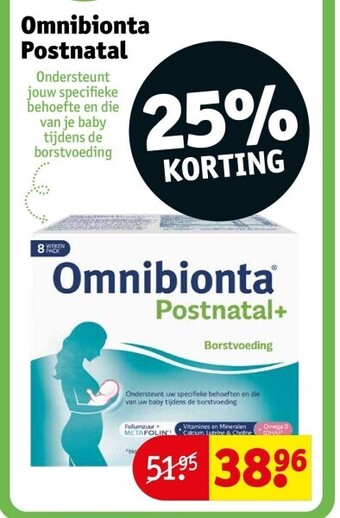 Kruidvat Omnibionta postnatal aanbieding