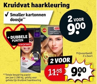 Kruidvat Kruidvat haarkleuring aanbieding