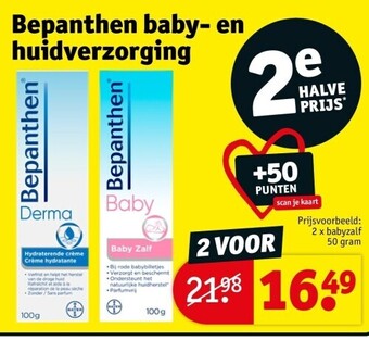 Kruidvat Bepanthen baby- en huidverzorging aanbieding