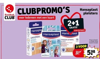Kruidvat Hansaplast pleisters aanbieding