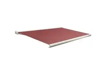 Makro Domasol Elektrische zonneluifel F20 400 x 250 cm donkerrood aanbieding