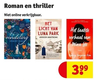 Kruidvat Roman en thriller aanbieding