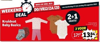 Kruidvat Kruidvat baby basics aanbieding