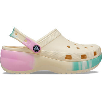 Decathlon Damesklompen crocs classic platform ombre aanbieding