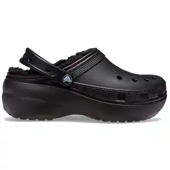 Decathlon Damesklompen crocs classic platform lined aanbieding