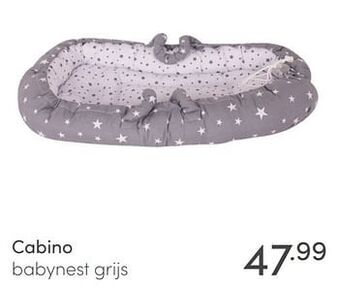 Baby & Tiener Cabino babynest grijs aanbieding
