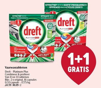 Delhaize Vaatwastabletten aanbieding
