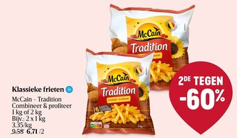 Delhaize Klassieke frieten aanbieding