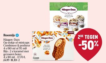 Delhaize Roomijs aanbieding