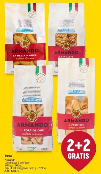 Delhaize Pasta armando aanbieding