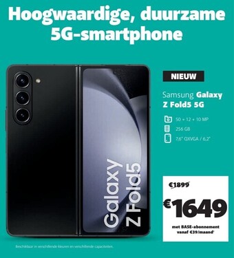 Base Samsung galaxy z fold5 5g aanbieding