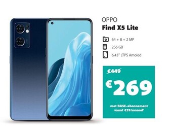 Base Oppo find x5 lite aanbieding