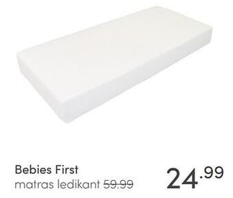 Bebies first matras ledikant