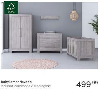 Baby & Tiener Babykamer nevada aanbieding