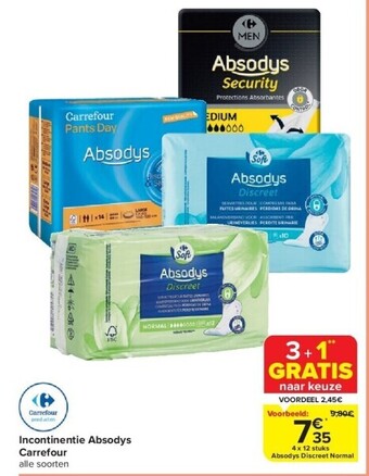 Carrefour Incontinentie absodys carrefour aanbieding