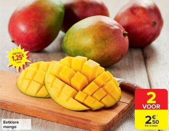 Carrefour Eetklare mango aanbieding