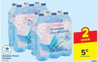 Carrefour Bronwater pierval carrefour aanbieding