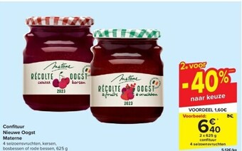 Carrefour Confi tuur nieuwe oogst materne aanbieding